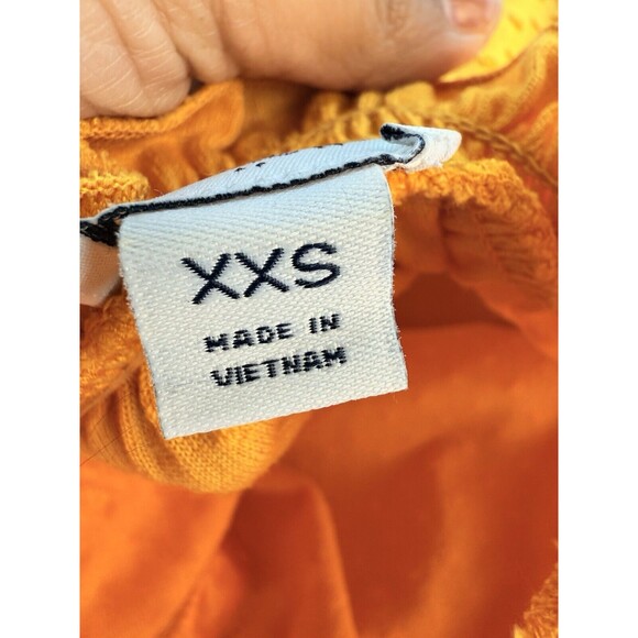 J.Crew Yellow Swiss Dot Sleeveless Ruffle Tank Top Blouse - Picture 8 of 15